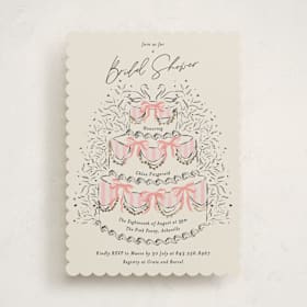 Foil-Pressed Bridal Shower Invitations