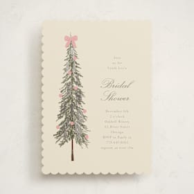 Foil-Pressed Bridal Shower Invitations