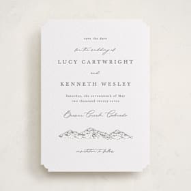 Letterpress Save the Date Cards