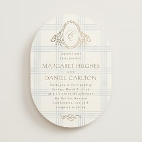 Foil-Pressed Wedding Invitations