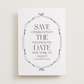 Letterpress Save the Date Cards