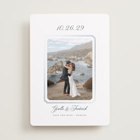 Foil-Pressed Save The Date Cards
