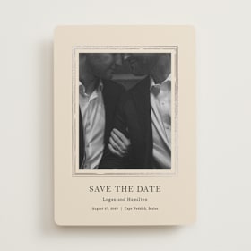 Foil-Pressed Save The Date Cards