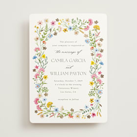 Foil-Pressed Wedding Invitations