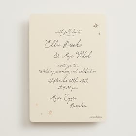 Foil-Pressed Wedding Invitations