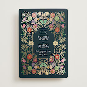 Foil-Pressed Wedding Invitations