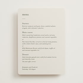 Menus