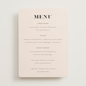 Menus