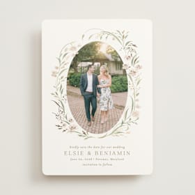 Foil-Pressed Save The Date Cards