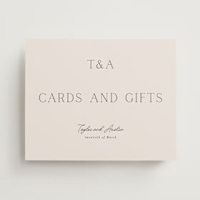 Reception Signs