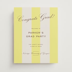 Graduation Welcome Signs