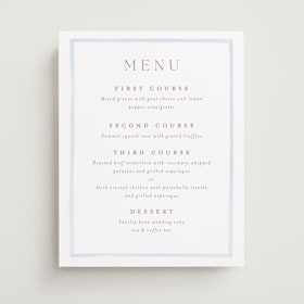 Menu Signs