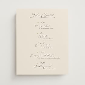 Schedule Signs
