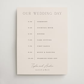 Schedule Signs