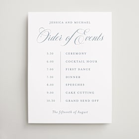 Schedule Signs