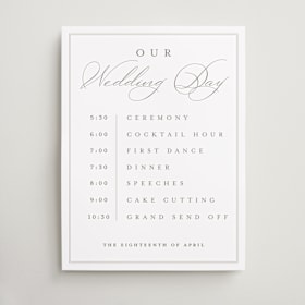 Schedule Signs