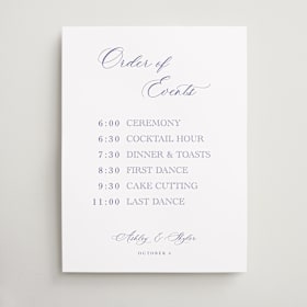Schedule Signs