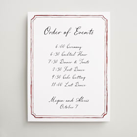 Schedule Signs