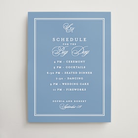Schedule Signs