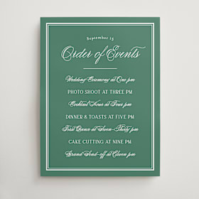 Schedule Signs
