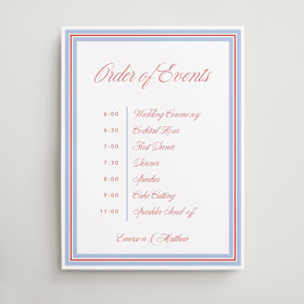 Schedule Signs