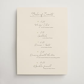 Schedule Signs