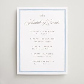 Schedule Signs
