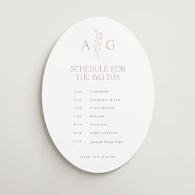 Schedule Signs
