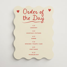 Schedule Signs