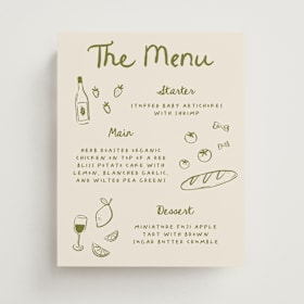 Menu Signs