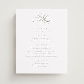 Menu Signs