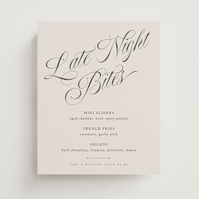 Menu Signs