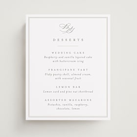Menu Signs