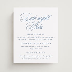 Menu Signs
