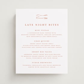 Menu Signs