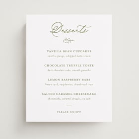 Menu Signs