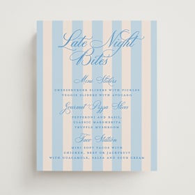 Menu Signs