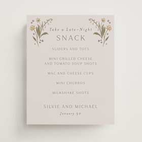 Menu Signs