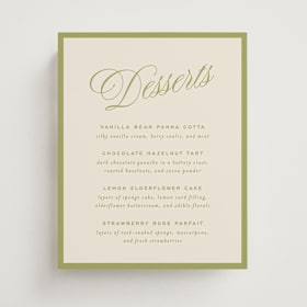 Menu Signs