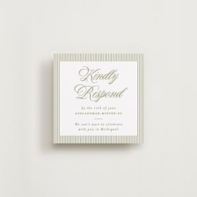 RSVP Online Enclosure Cards