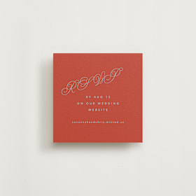 RSVP Online Enclosure Cards
