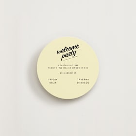 Rehearsal Dinner Cards
