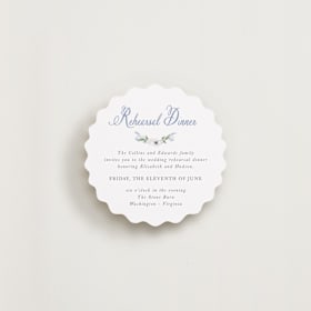 Rehearsal Dinner Cards