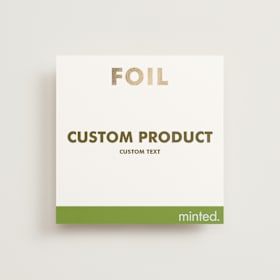 Foil-Pressed Menus