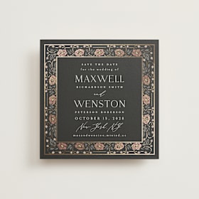 Foil-Pressed Save The Date Cards