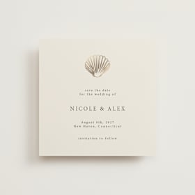 Foil-Pressed Save The Date Cards