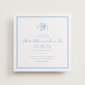 Letterpress Save the Date Cards