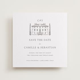 Letterpress Save the Date Cards