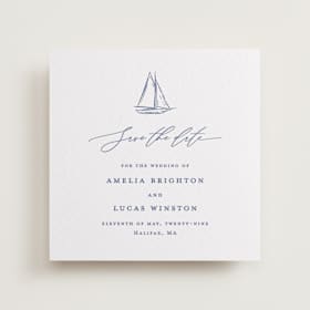 Letterpress Save the Date Cards