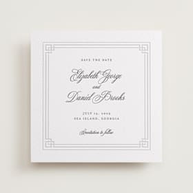 Letterpress Save the Date Cards